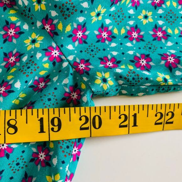 MATILDA JANE Dress Large Age of Aquarius Floral‎ Boho Prairie Tiered V-Neck Midi - Picture 14 of 15